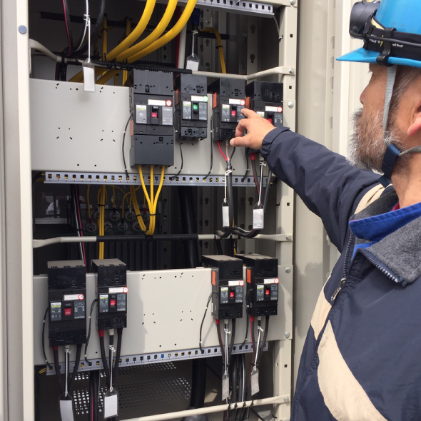 非常用発電機の作動点検